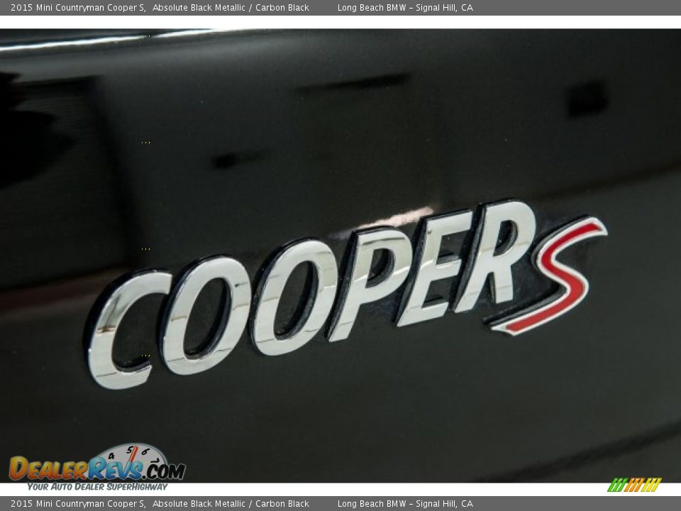 2015 Mini Countryman Cooper S Absolute Black Metallic / Carbon Black Photo #6