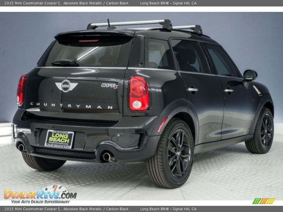 2015 Mini Countryman Cooper S Absolute Black Metallic / Carbon Black Photo #29