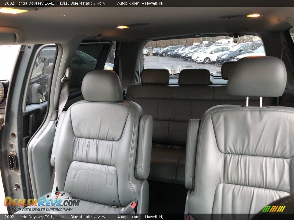 2002 Honda Odyssey EX-L Havasu Blue Metallic / Ivory Photo #11