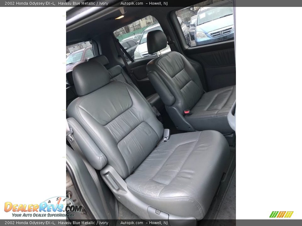 2002 Honda Odyssey EX-L Havasu Blue Metallic / Ivory Photo #12