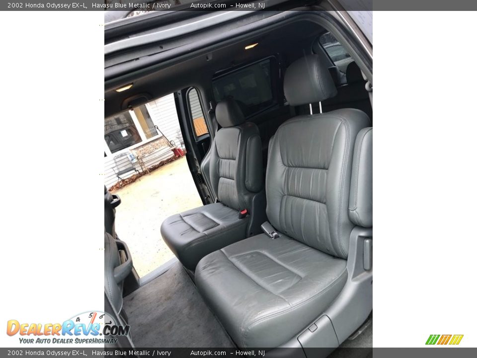 2002 Honda Odyssey EX-L Havasu Blue Metallic / Ivory Photo #13
