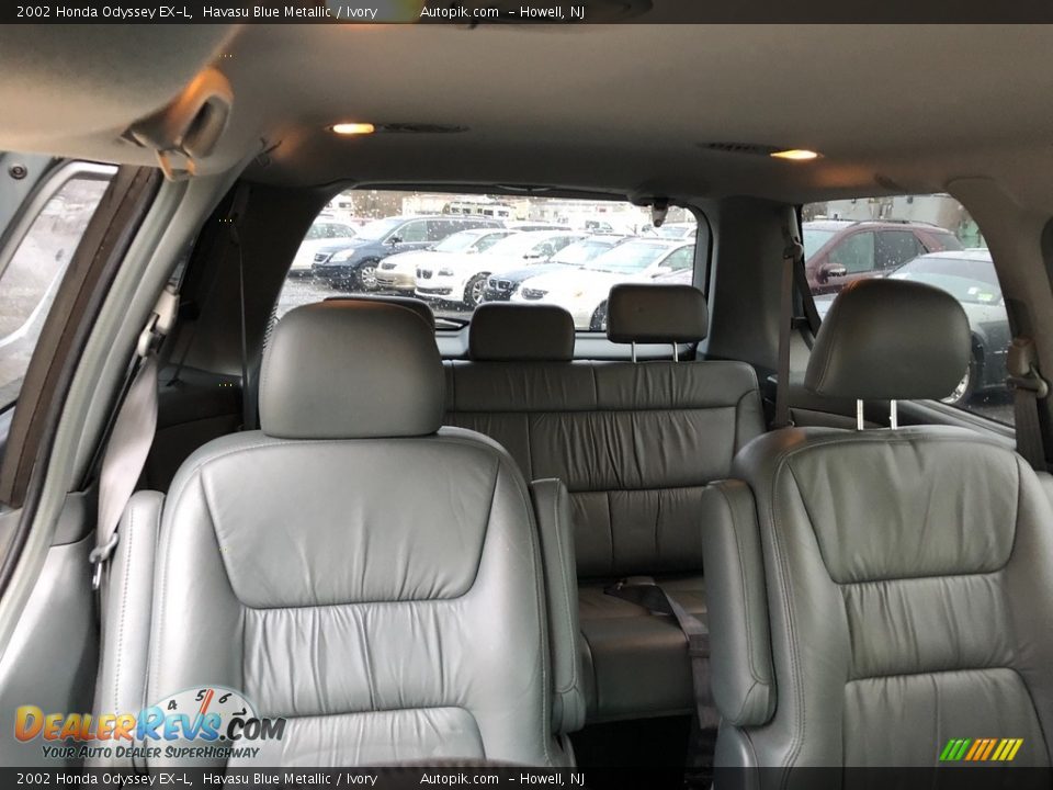 2002 Honda Odyssey EX-L Havasu Blue Metallic / Ivory Photo #14
