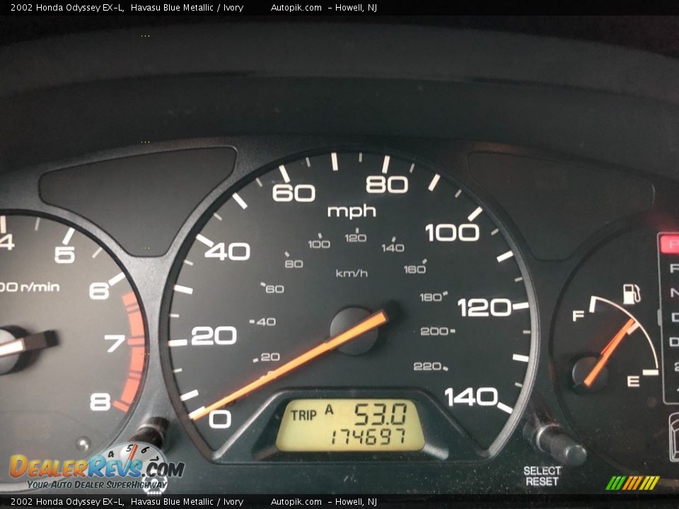 2002 Honda Odyssey EX-L Havasu Blue Metallic / Ivory Photo #18