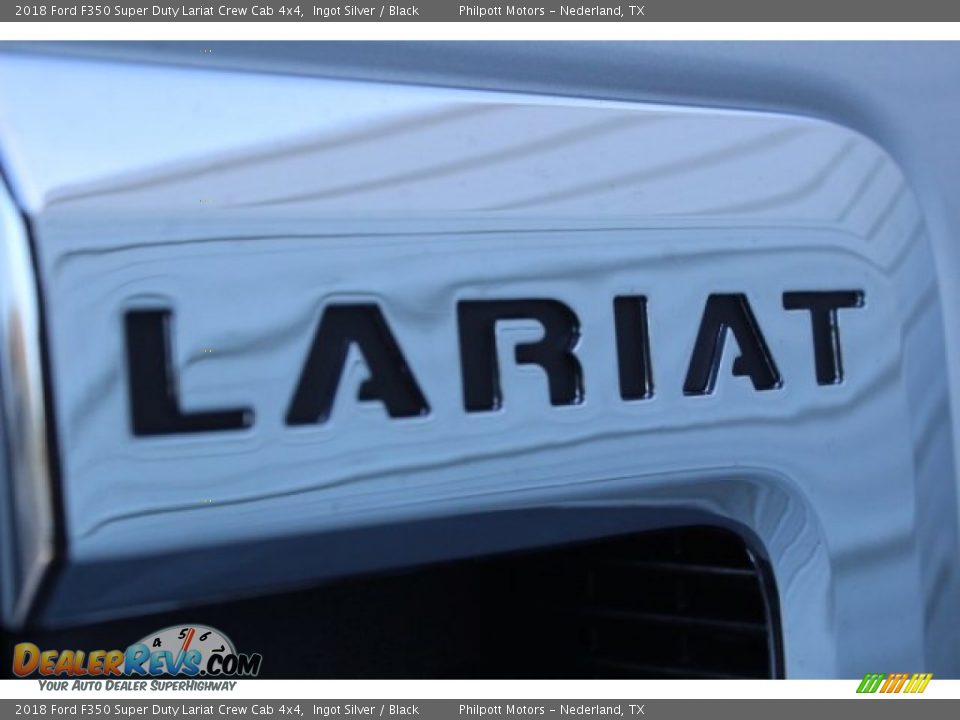2018 Ford F350 Super Duty Lariat Crew Cab 4x4 Ingot Silver / Black Photo #33