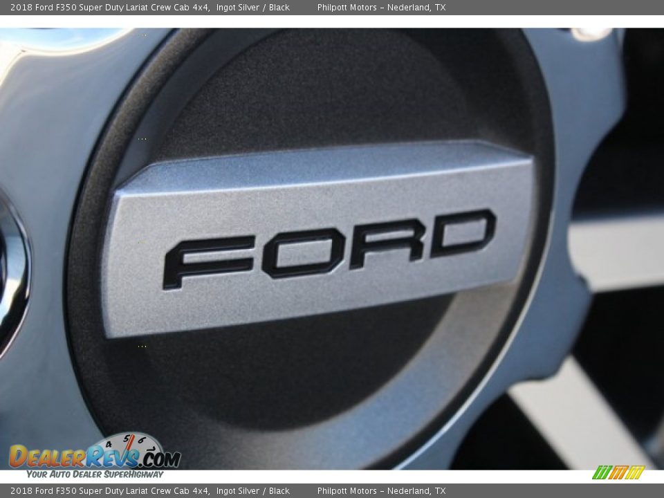 2018 Ford F350 Super Duty Lariat Crew Cab 4x4 Ingot Silver / Black Photo #35