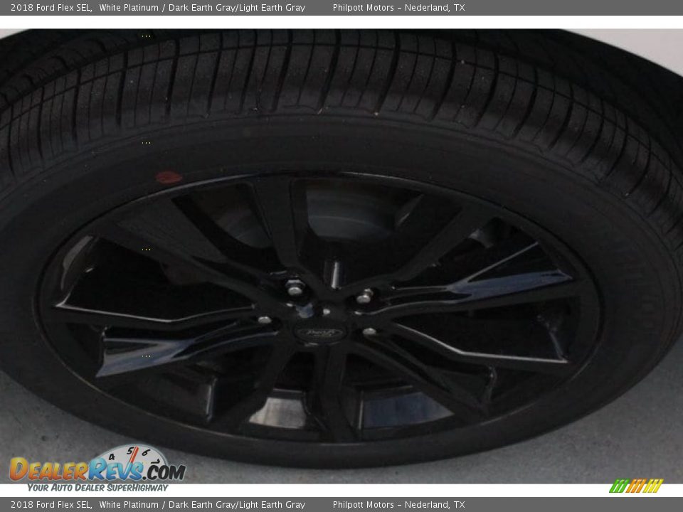 2018 Ford Flex SEL White Platinum / Dark Earth Gray/Light Earth Gray Photo #5