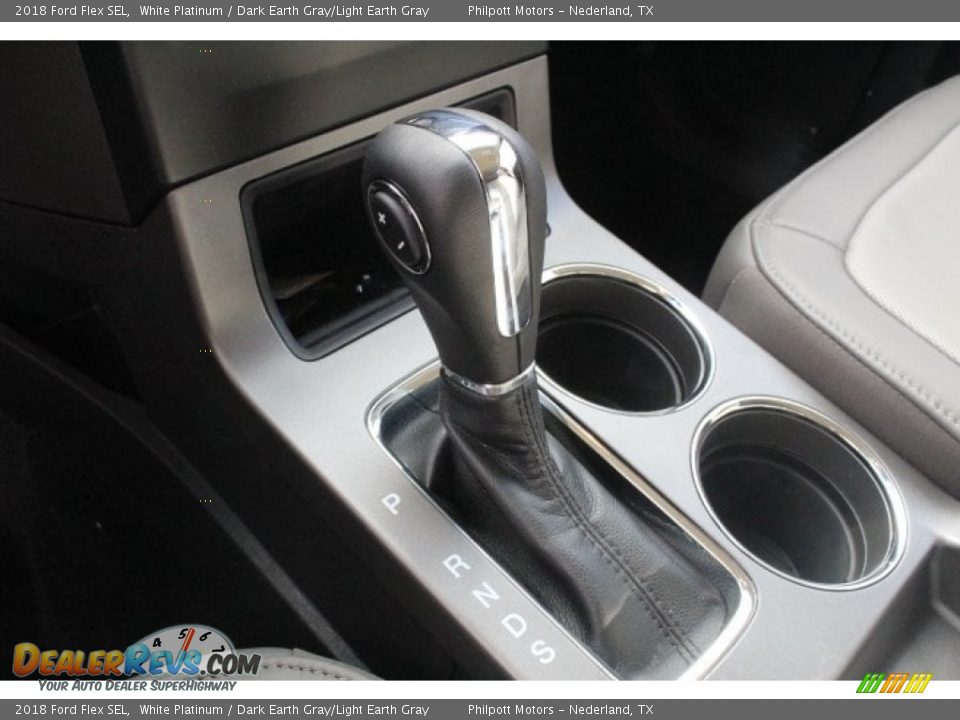 2018 Ford Flex SEL White Platinum / Dark Earth Gray/Light Earth Gray Photo #14