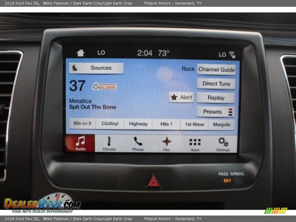 2018 Ford Flex SEL White Platinum / Dark Earth Gray/Light Earth Gray Photo #18