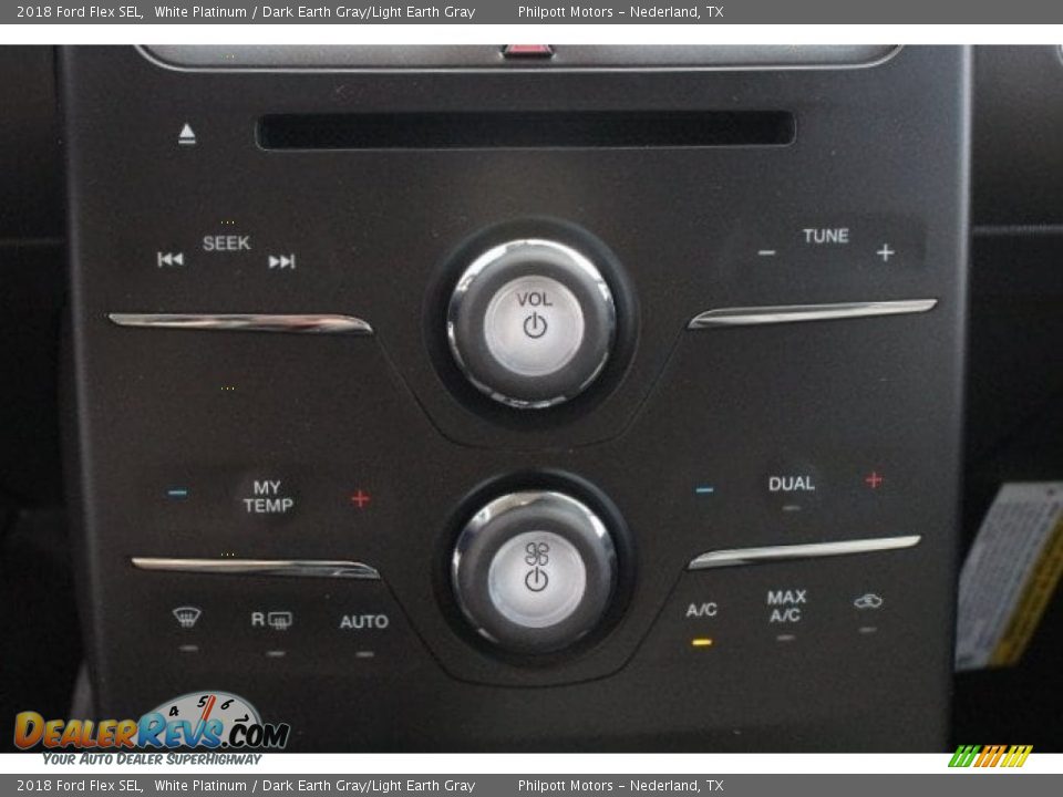 2018 Ford Flex SEL White Platinum / Dark Earth Gray/Light Earth Gray Photo #19