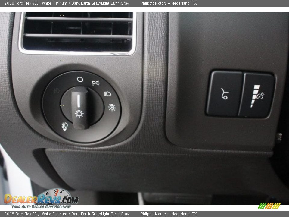 2018 Ford Flex SEL White Platinum / Dark Earth Gray/Light Earth Gray Photo #23