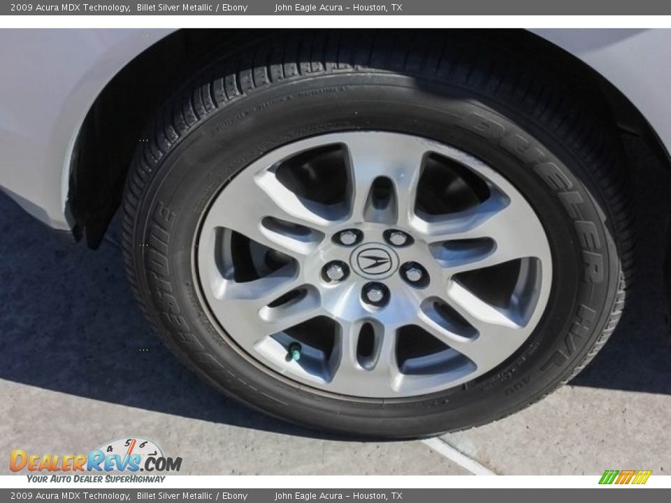 2009 Acura MDX Technology Billet Silver Metallic / Ebony Photo #14
