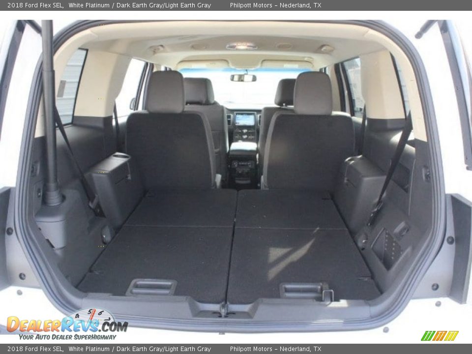 2018 Ford Flex SEL White Platinum / Dark Earth Gray/Light Earth Gray Photo #29