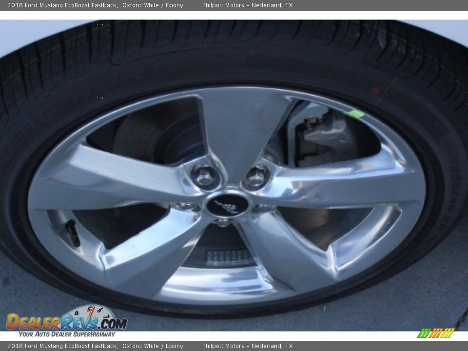 2018 Ford Mustang EcoBoost Fastback Oxford White / Ebony Photo #4