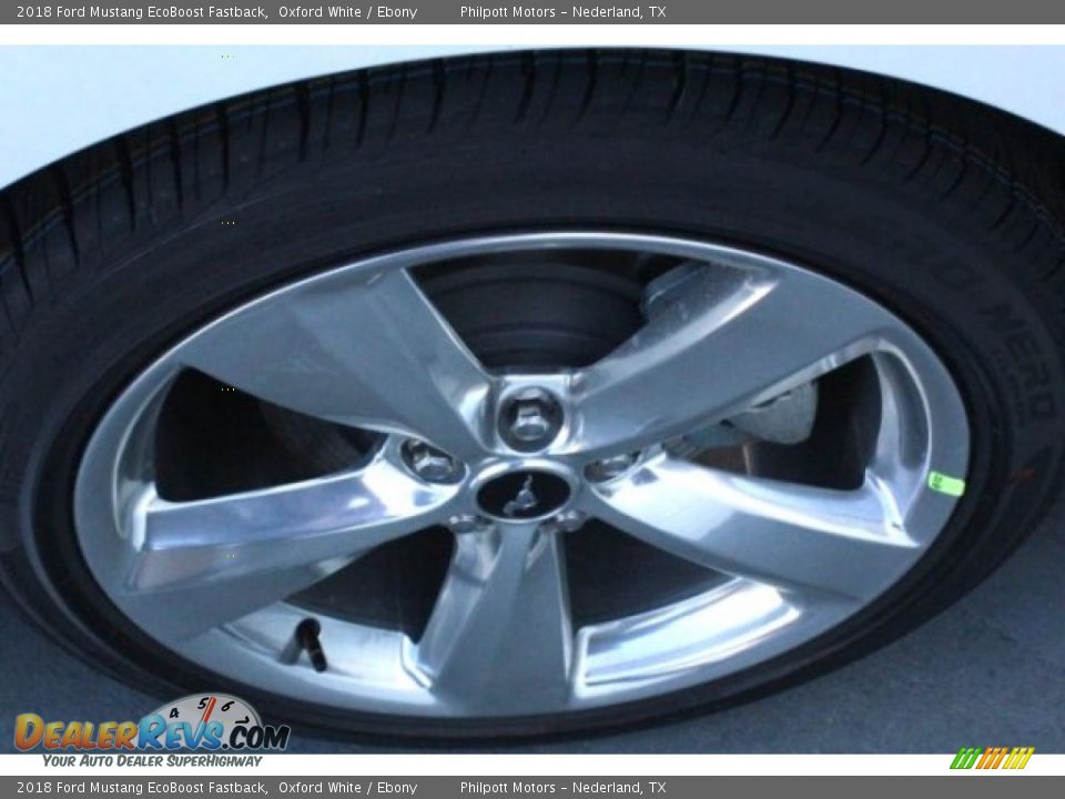 2018 Ford Mustang EcoBoost Fastback Oxford White / Ebony Photo #5