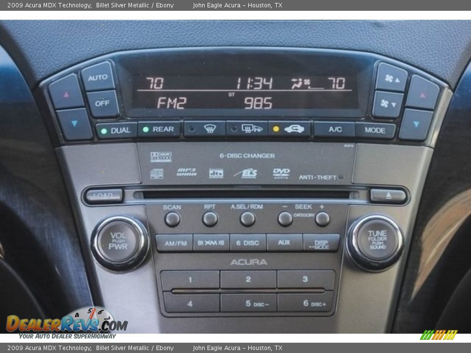 2009 Acura MDX Technology Billet Silver Metallic / Ebony Photo #35