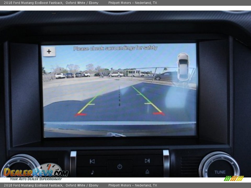 2018 Ford Mustang EcoBoost Fastback Oxford White / Ebony Photo #15