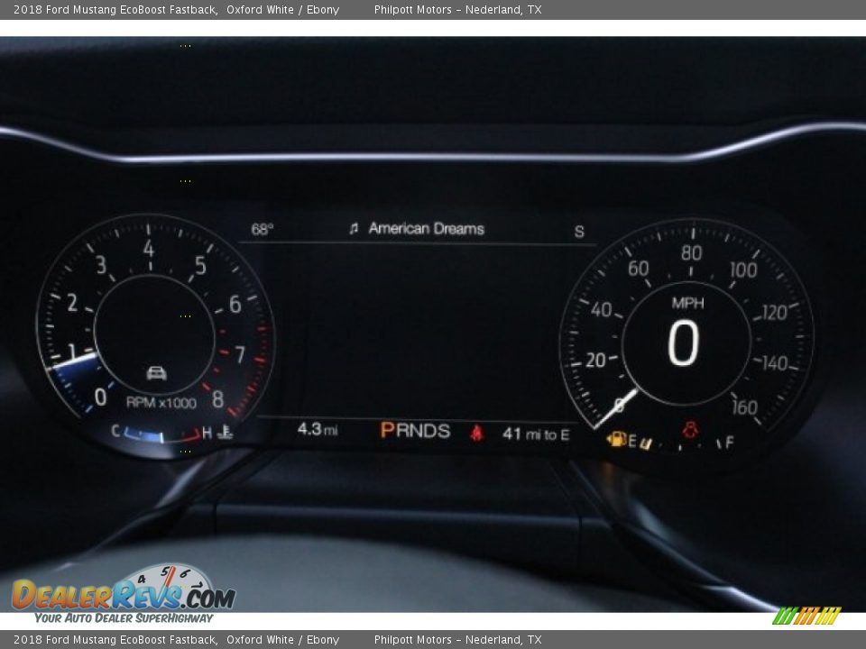 2018 Ford Mustang EcoBoost Fastback Oxford White / Ebony Photo #22