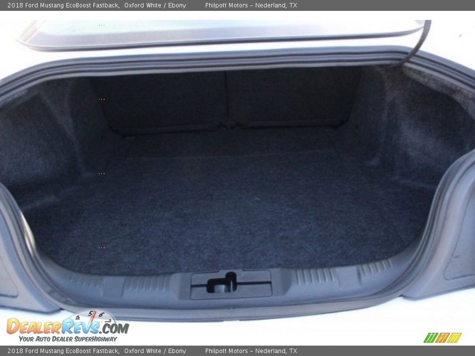 2018 Ford Mustang EcoBoost Fastback Oxford White / Ebony Photo #25
