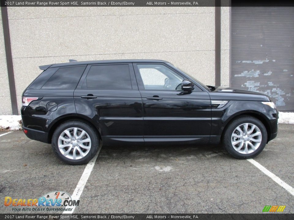 2017 Land Rover Range Rover Sport HSE Santorini Black / Ebony/Ebony Photo #2