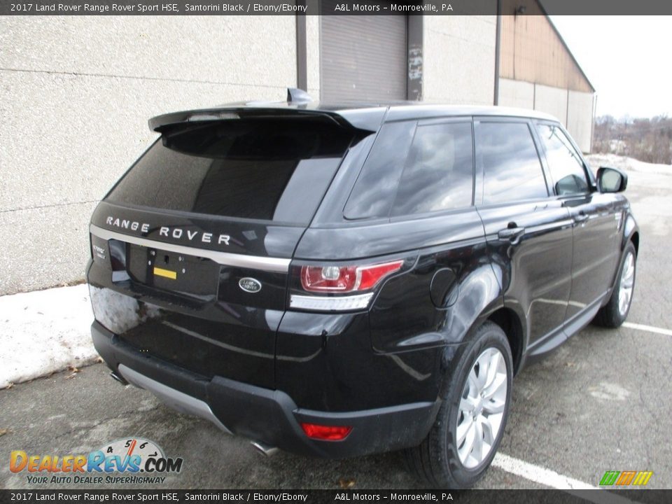 2017 Land Rover Range Rover Sport HSE Santorini Black / Ebony/Ebony Photo #3