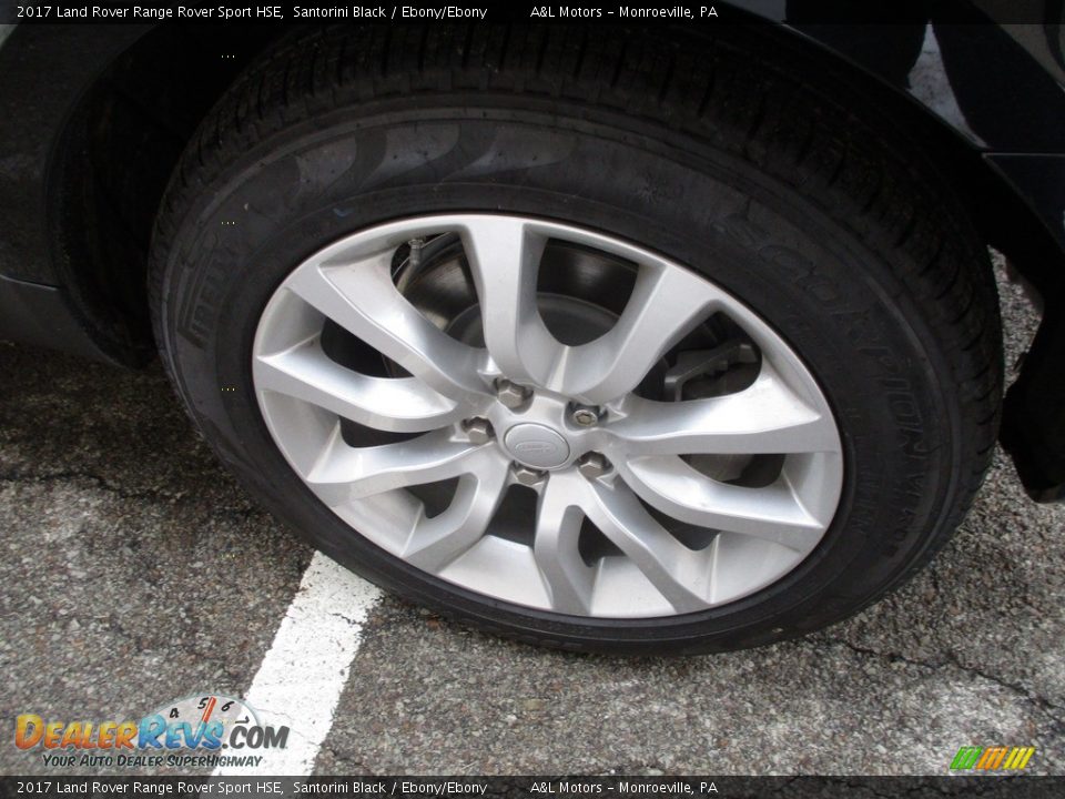 2017 Land Rover Range Rover Sport HSE Santorini Black / Ebony/Ebony Photo #6