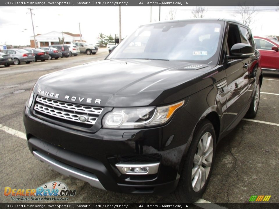 2017 Land Rover Range Rover Sport HSE Santorini Black / Ebony/Ebony Photo #7