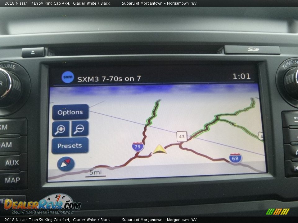 Navigation of 2018 Nissan Titan SV King Cab 4x4 Photo #17