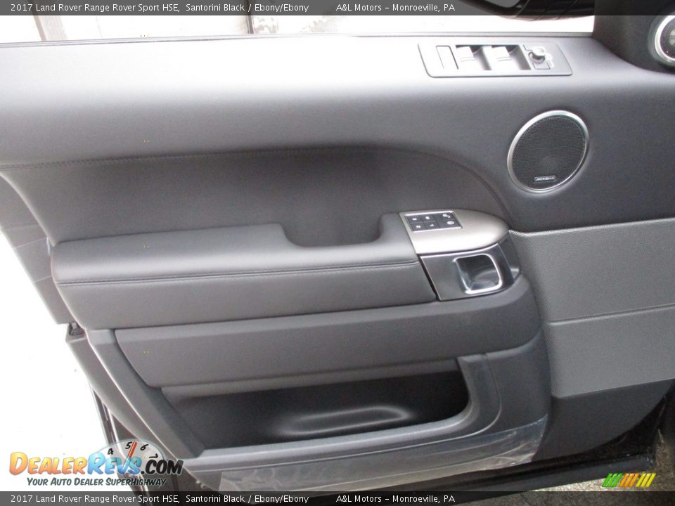 2017 Land Rover Range Rover Sport HSE Santorini Black / Ebony/Ebony Photo #10