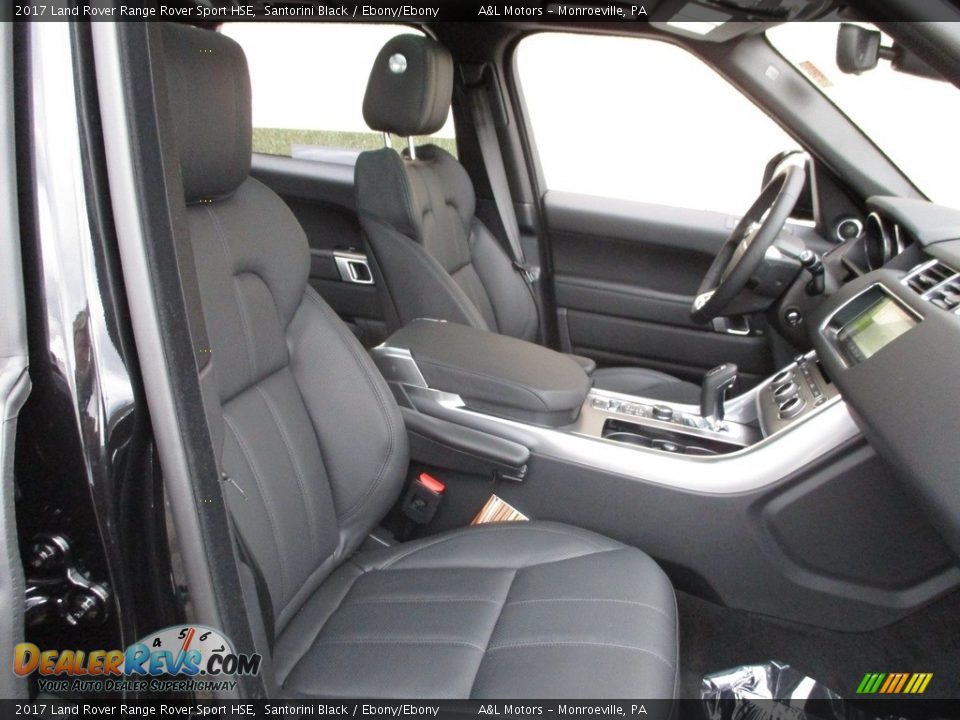 2017 Land Rover Range Rover Sport HSE Santorini Black / Ebony/Ebony Photo #12