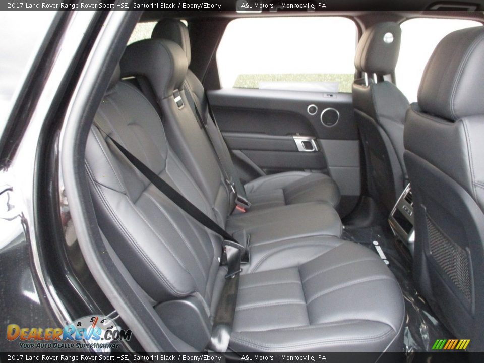 2017 Land Rover Range Rover Sport HSE Santorini Black / Ebony/Ebony Photo #13