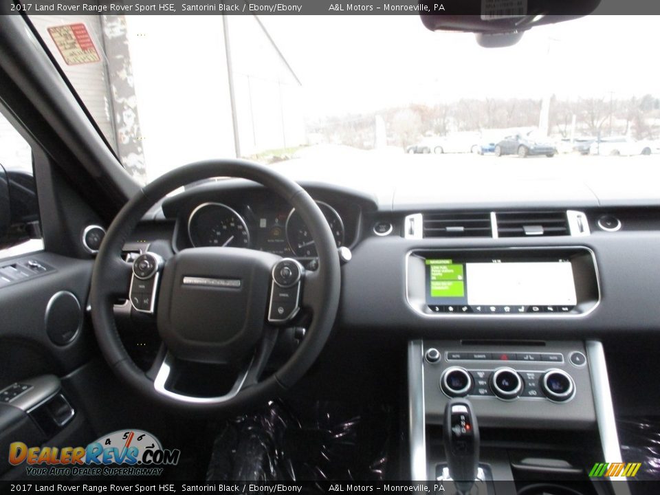 2017 Land Rover Range Rover Sport HSE Santorini Black / Ebony/Ebony Photo #14