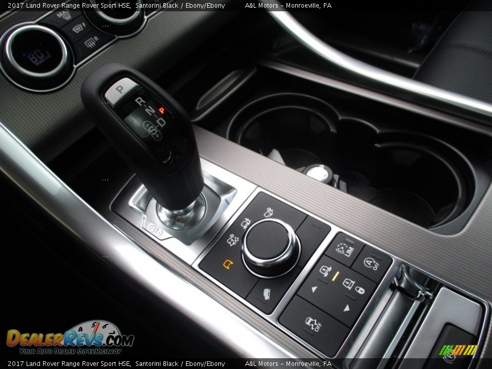 2017 Land Rover Range Rover Sport HSE Santorini Black / Ebony/Ebony Photo #16