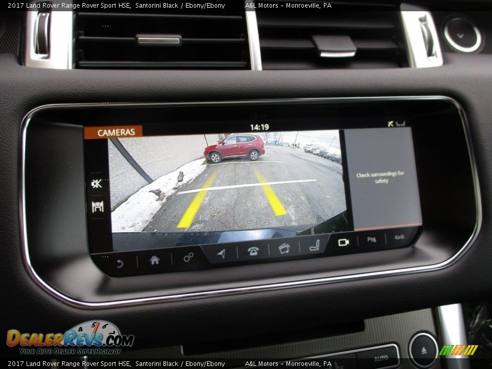 2017 Land Rover Range Rover Sport HSE Santorini Black / Ebony/Ebony Photo #18