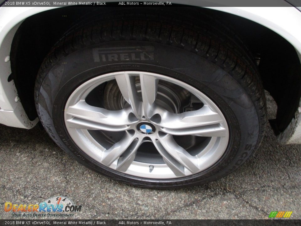 2018 BMW X5 xDrive50i Mineral White Metallic / Black Photo #6