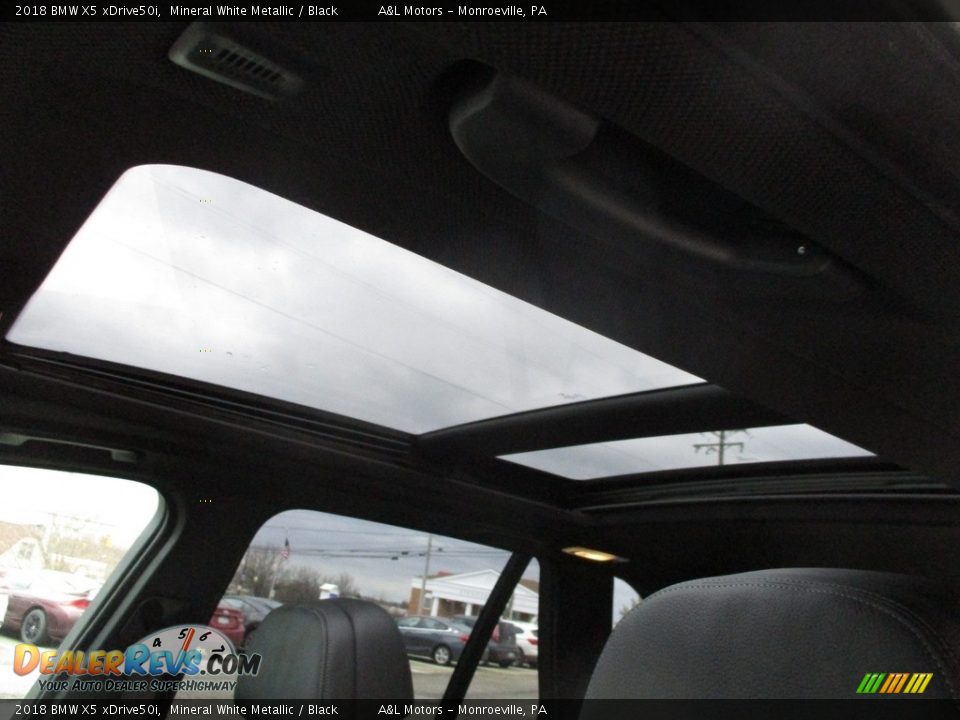 2018 BMW X5 xDrive50i Mineral White Metallic / Black Photo #11