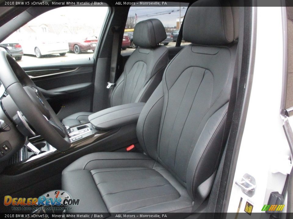 2018 BMW X5 xDrive50i Mineral White Metallic / Black Photo #12