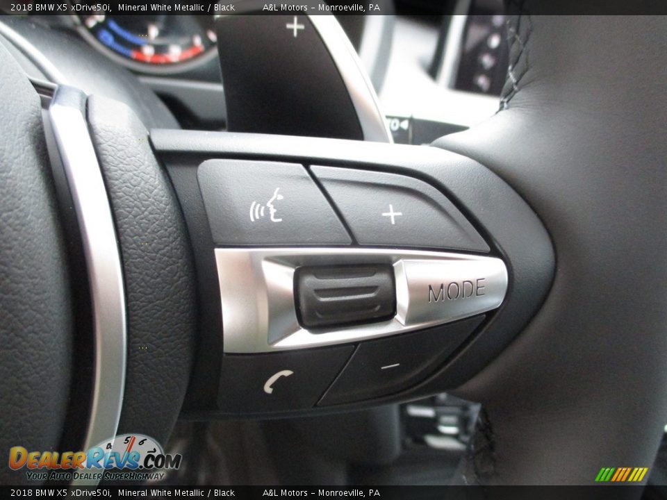 2018 BMW X5 xDrive50i Mineral White Metallic / Black Photo #18