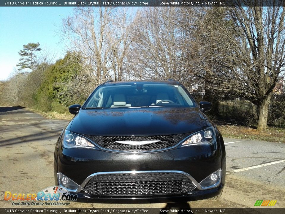 2018 Chrysler Pacifica Touring L Brilliant Black Crystal Pearl / Cognac/Alloy/Toffee Photo #3