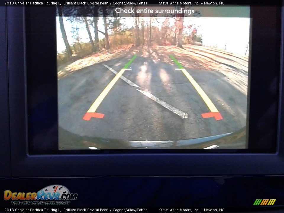 2018 Chrysler Pacifica Touring L Brilliant Black Crystal Pearl / Cognac/Alloy/Toffee Photo #23