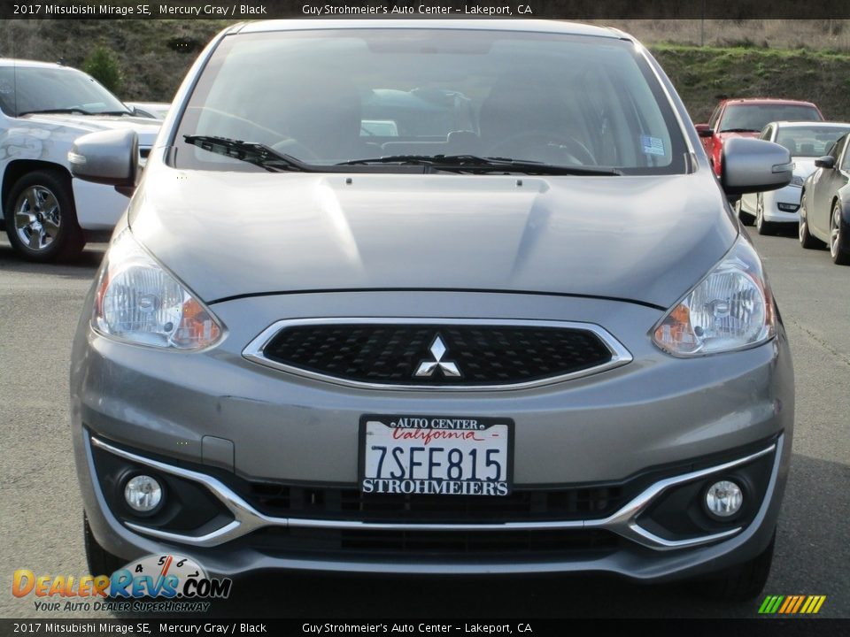 2017 Mitsubishi Mirage SE Mercury Gray / Black Photo #2