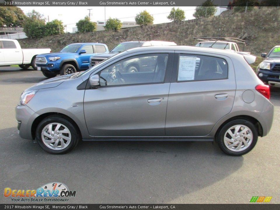 Mercury Gray 2017 Mitsubishi Mirage SE Photo #4