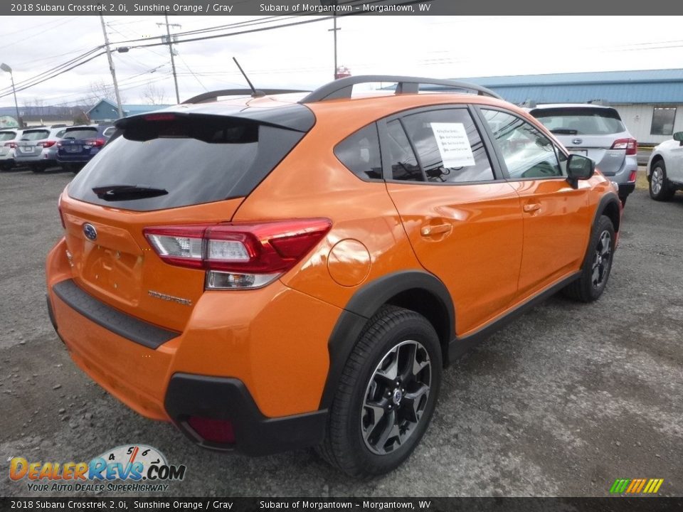 2018 Subaru Crosstrek 2.0i Sunshine Orange / Gray Photo #4