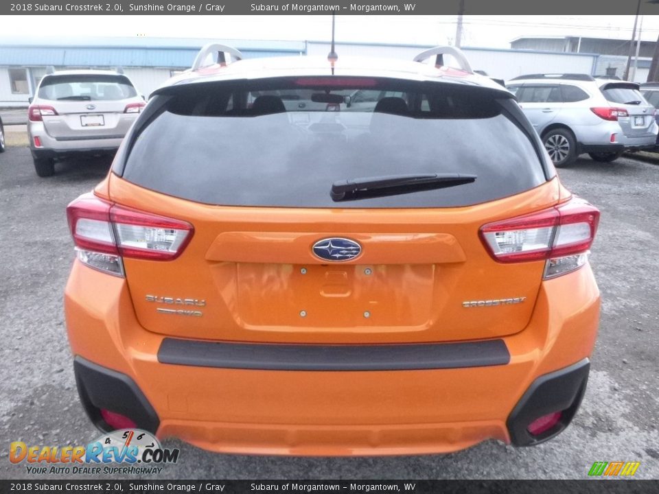 2018 Subaru Crosstrek 2.0i Sunshine Orange / Gray Photo #5