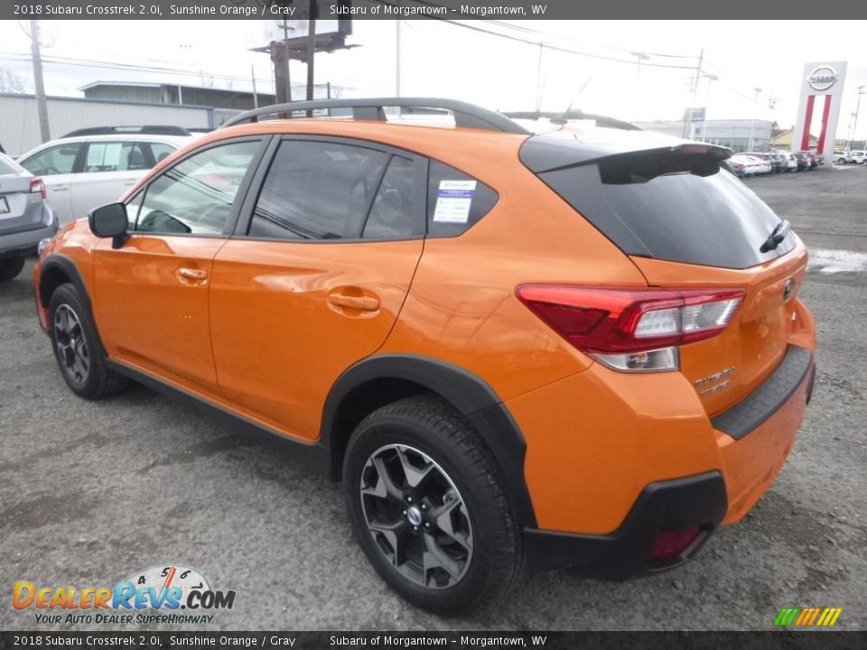 2018 Subaru Crosstrek 2.0i Sunshine Orange / Gray Photo #6