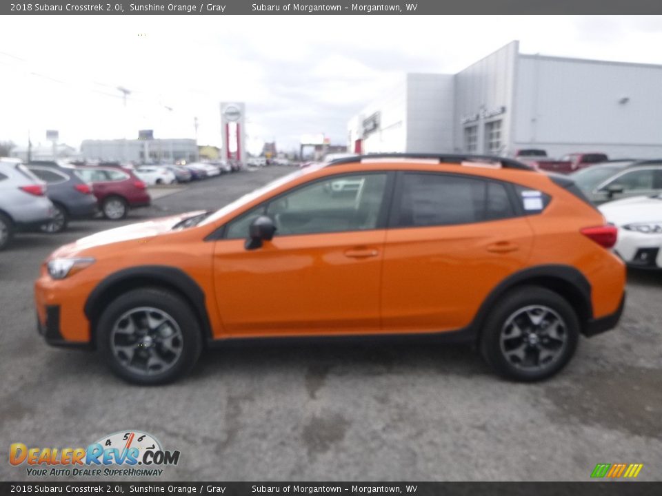 2018 Subaru Crosstrek 2.0i Sunshine Orange / Gray Photo #7