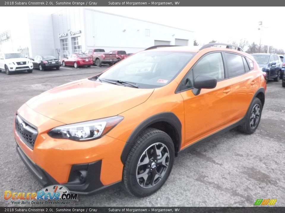 2018 Subaru Crosstrek 2.0i Sunshine Orange / Gray Photo #8
