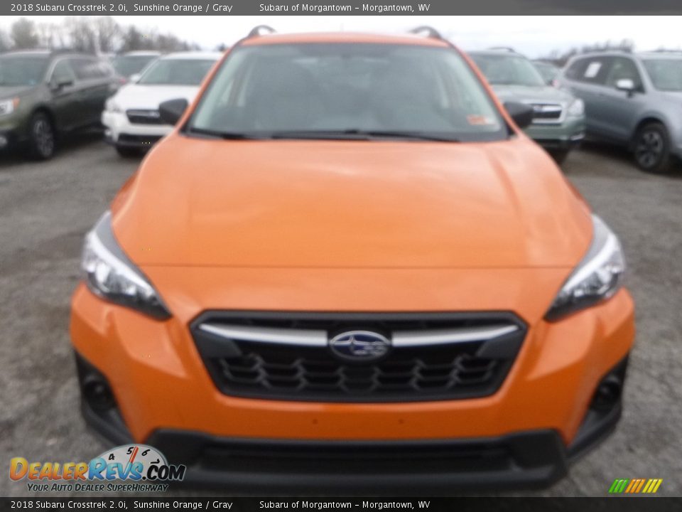 2018 Subaru Crosstrek 2.0i Sunshine Orange / Gray Photo #9