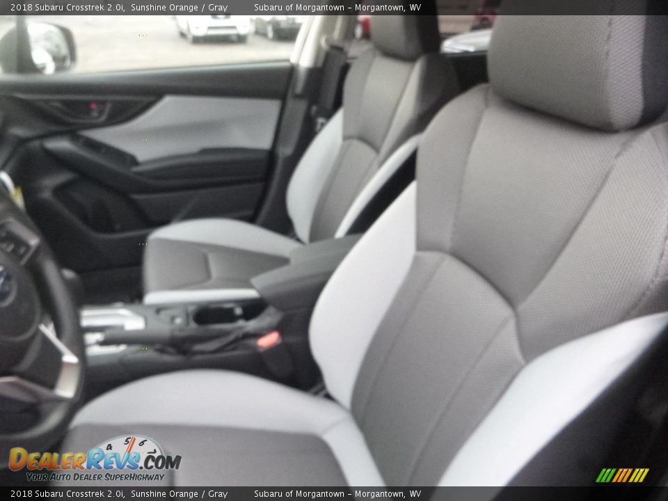 2018 Subaru Crosstrek 2.0i Sunshine Orange / Gray Photo #14