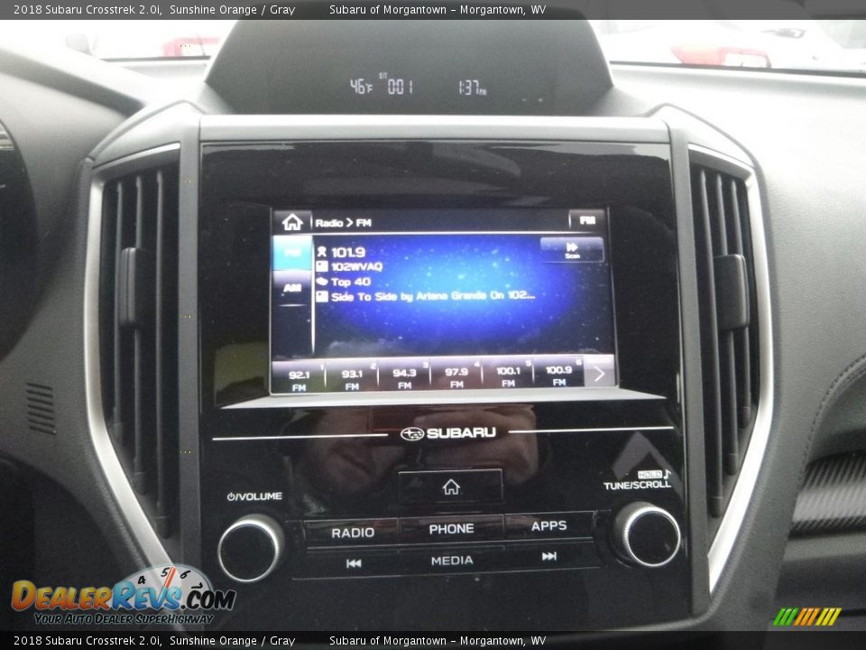 2018 Subaru Crosstrek 2.0i Sunshine Orange / Gray Photo #16