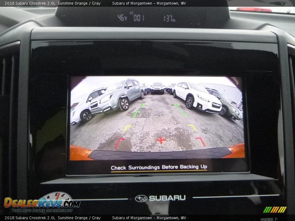 2018 Subaru Crosstrek 2.0i Sunshine Orange / Gray Photo #17